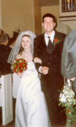 newlyweds, Mary Ellen and Steve